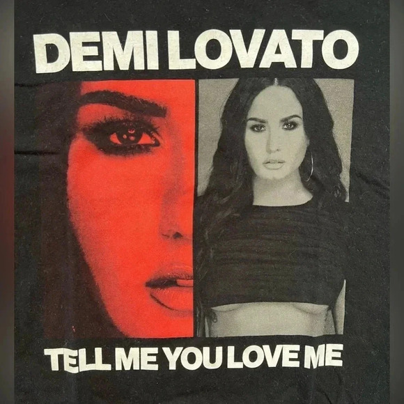 Gildan | Demi Lovato Tell Me You Love Me concert t-shirt. Size: M - Picture 3 of 9